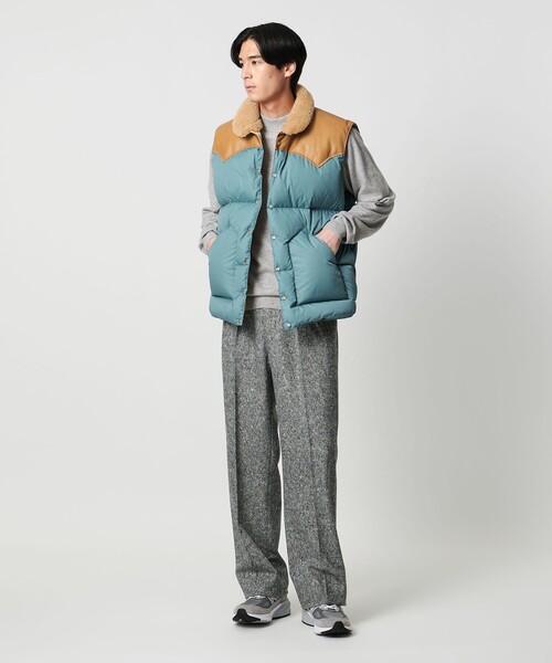 Rocky Mountain FeatherBed（ロッキー マウンテン フェザーベッド）の「【別注】＜Rocky Mountain Featherbed＞Christy Vest/クリスティーベスト（ダウンベスト・メンズ・ブラック/ライトブルー/ダークブラウン・46/44/42/48）」の15枚目の写真