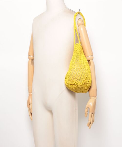 The Bagmati（ザバグマティ）の「BAGMATI_ワックスコードバッグ（トートバッグ・レディース・イエロー・FREE）」の5枚目の写真