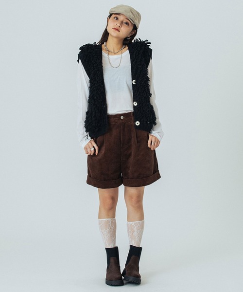 ROSE BUD（ローズバッド）の「SHEER  L/S TOP（Tシャツ/カットソー・レディース・ホワイト/ピンク/ブラック・ONE SIZE）」の18枚目の写真