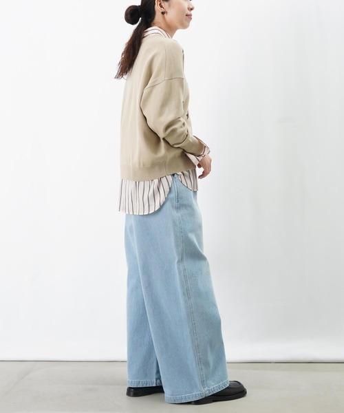 LUCA/LADY LUCK LUCA（ルカ/レディラックルカ）の「LC/LLL 星Vネックニット（ニット/セーター・レディース・グリーン/ベージュ/ブラック・FREE）」の15枚目の写真