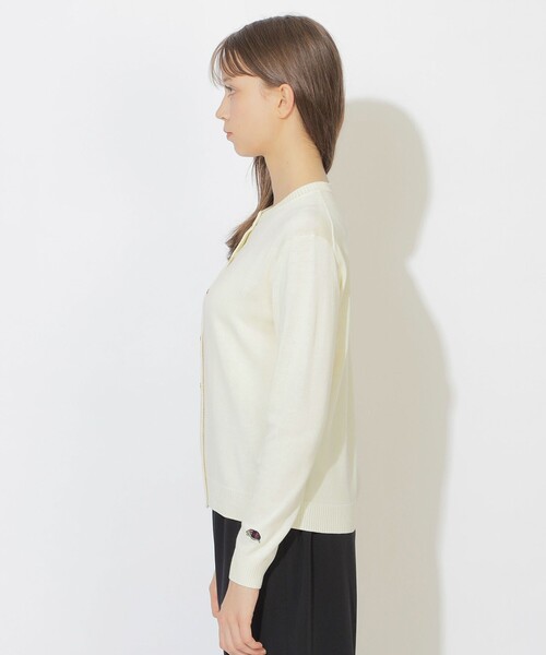 CB CRESTBRIDGE（シービークレストブリッジ）の「【Quiet checkシリーズ】ヘッジホッグカーディガン（カーディガン/ボレロ・レディース・ホワイト系その他/レッド/ブルー/ブラック・M）」の6枚目の写真