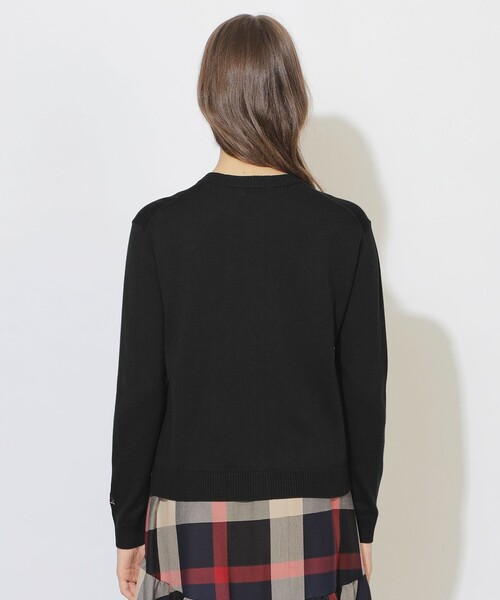 CB CRESTBRIDGE（シービークレストブリッジ）の「【Quiet checkシリーズ】ヘッジホッグカーディガン（カーディガン/ボレロ・レディース・ホワイト系その他/レッド/ブルー/ブラック・M）」の12枚目の写真