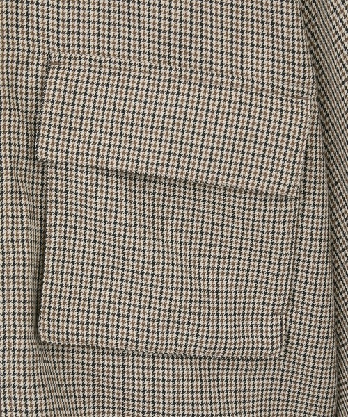 Green Parks(グリーンパークス)の「2WAYジップアップジャケット(ブルゾン・レディース・カーキ/チェック・FREE)」の18枚目の写真