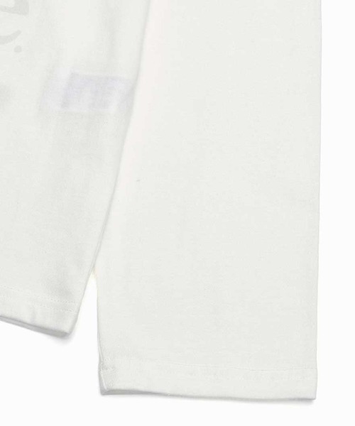 AMESWORLDWIDE(アメスワールドワイド)の「A'GEM/9 × .kom 『AMESWORLDWIDE/アメスワールドワイド』 BIG TYPO LONGSLEEVE TEE/ビッグタイポ長袖Tシャツ(Tシャツ/カットソー・レディース・ホワイト/ブラック/ライトブルー/グレー・S)」の18枚目の写真