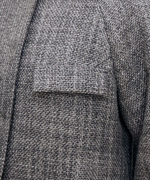 トゥモローランド ハリスツイード ヘリンボーン ジャケット 希少)トゥモローランドxハリスツイード ヘリンボーン織 テーラド