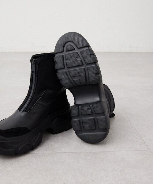 セール】ボリュームソールショートブーツ25【SUM1 STYLE】（ブーツ