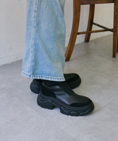 ボリュームソールショートブーツ25【SUM1 STYLE】（ブーツ）｜ear