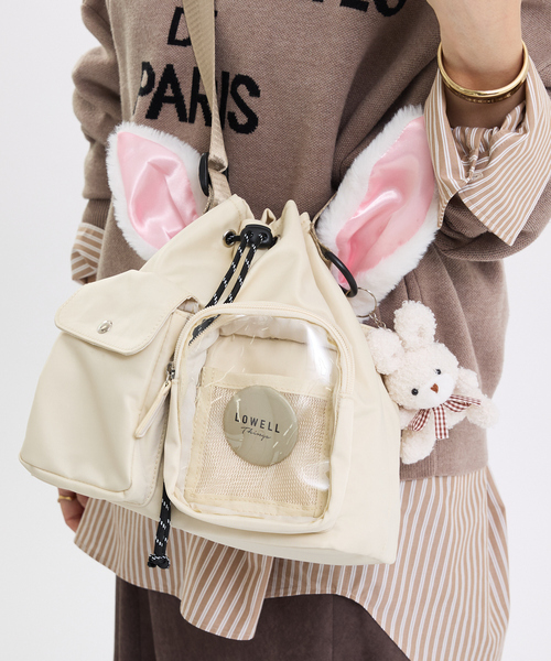 推し活】オシゴト巾着ショルダーバッグ/2WAY（ショルダーバッグ