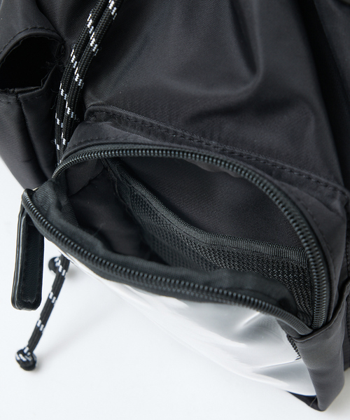 LOWELL things（ロウェル　シングス）の「【推し活/再入荷】オシゴト巾着ショルダーバッグ/2WAY（ショルダーバッグ・レディース・ブラック/アイボリー・フリー）」の20枚目の写真