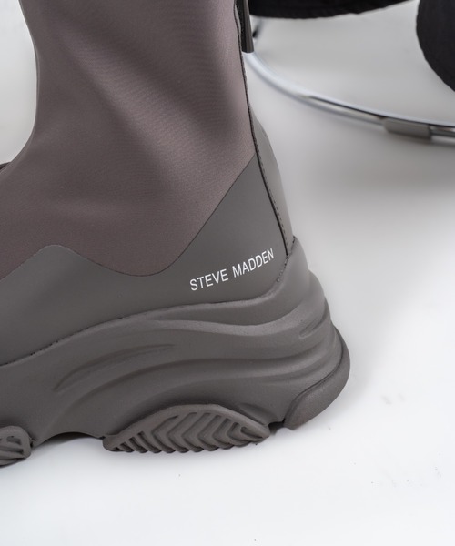 STEVE MADDEN（スティーブマデン）の「【STEVE MADDEN/スティーブマデン】バックジップスニーカーブーツ VROOMS-UA（スニーカー・レディース・ブラック/グレー・7/7.5/8/8.5/6.5）」の12枚目の写真