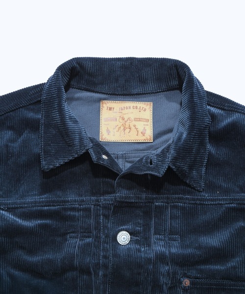 TMT(ティーエムティー)の「CORDUROY JACKET(1st type)(デニムジャケット・メンズ・ブラウン/ネイビー・MEDIUM/LARGE/X-LARGE)」の4枚目の写真