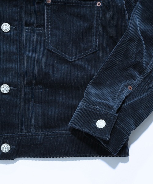 TMT(ティーエムティー)の「CORDUROY JACKET(1st type)(デニムジャケット・メンズ・ブラウン/ネイビー・MEDIUM/LARGE/X-LARGE)」の3枚目の写真