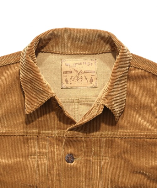 TMT(ティーエムティー)の「CORDUROY JACKET(1st type)(デニムジャケット・メンズ・ブラウン/ネイビー・MEDIUM/LARGE/X-LARGE)」の7枚目の写真
