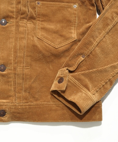 TMT(ティーエムティー)の「CORDUROY JACKET(1st type)(デニムジャケット・メンズ・ブラウン/ネイビー・MEDIUM/LARGE/X-LARGE)」の6枚目の写真