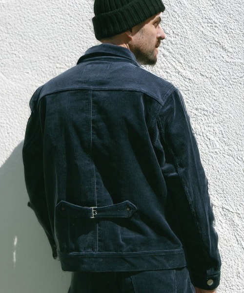 TMT(ティーエムティー)の「CORDUROY JACKET(1st type)(デニムジャケット・メンズ・ブラウン/ネイビー・MEDIUM/LARGE/X-LARGE)」の14枚目の写真