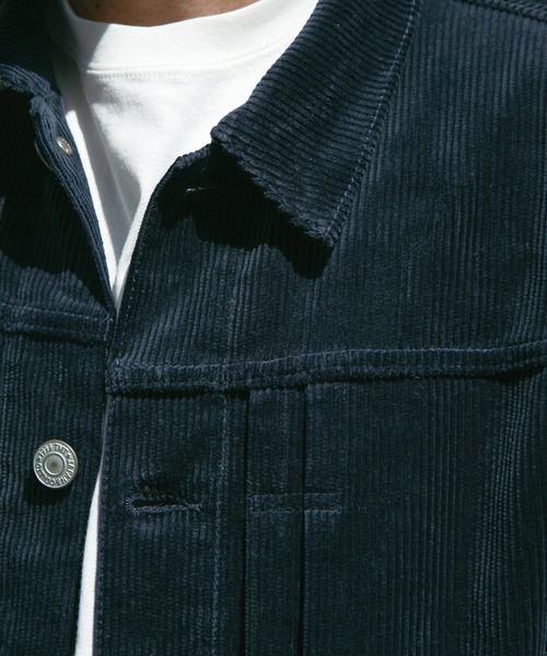 TMT(ティーエムティー)の「CORDUROY JACKET(1st type)(デニムジャケット・メンズ・ブラウン/ネイビー・MEDIUM/LARGE/X-LARGE)」の16枚目の写真