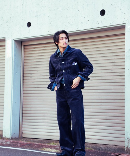 TMT(ティーエムティー)の「CORDUROY JACKET(1st type)(デニムジャケット・メンズ・ブラウン/ネイビー・MEDIUM/LARGE/X-LARGE)」の10枚目の写真