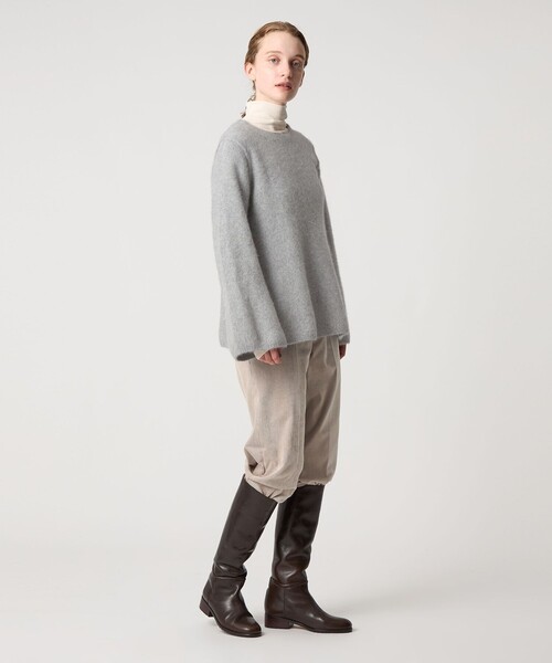 Steven Alan（スティーブンアラン）の「＜Steven Alan＞ウール フォックス プルオーバー ニット（ニット/セーター・レディース・ダークグレー/ネイビー・FREE）」の3枚目の写真