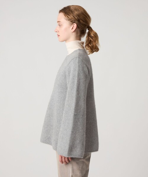 Steven Alan（スティーブンアラン）の「＜Steven Alan＞ウール フォックス プルオーバー ニット（ニット/セーター・レディース・ダークグレー/ネイビー・FREE）」の7枚目の写真