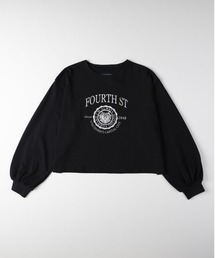 HONEYSUCKLE ROSE(ハニーサックルローズ)【レディース】袖ボリュームロングスリーブTシャツ