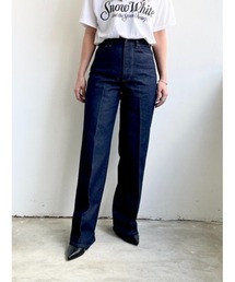 ファイヤーサービス　メンズ　デニム　ハーフパンツ　濃紺　大きいサイズ　34