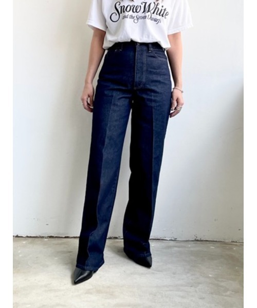 fireservice(ファイヤーサービス)の「【 Fire Service / ファイヤーサービス 】BAGGY DENIM / バギーデニム(デニムパンツ・レディース・インディゴブルー・24inch/25inch/26inch/23inch/27inch/28inch)」の1枚目の写真