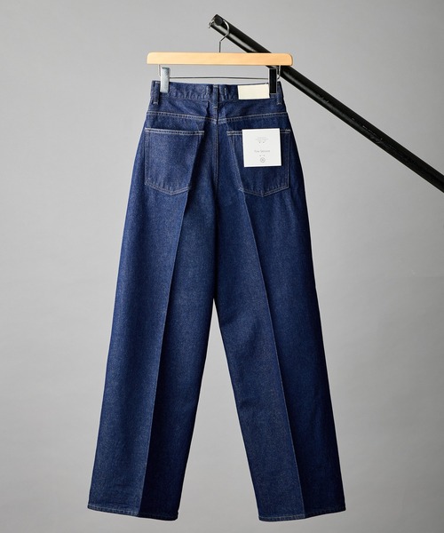 fireservice(ファイヤーサービス)の「【 Fire Service / ファイヤーサービス 】BAGGY DENIM / バギーデニム(デニムパンツ・レディース・インディゴブルー・24inch/25inch/26inch/23inch/27inch/28inch)」の3枚目の写真