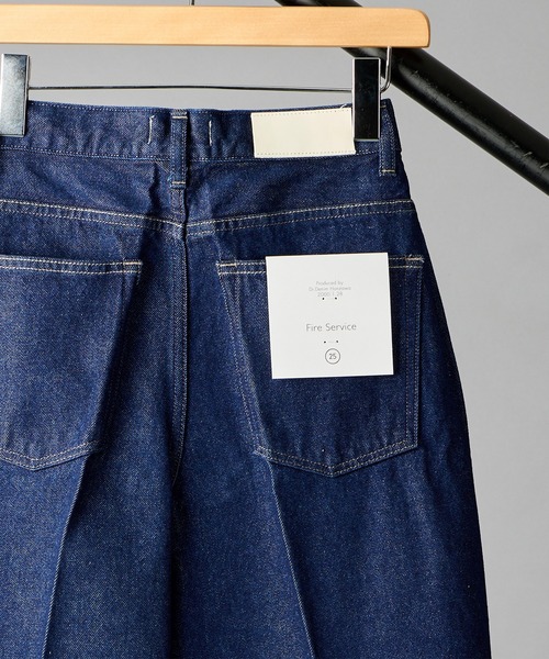 fireservice(ファイヤーサービス)の「【 Fire Service / ファイヤーサービス 】BAGGY DENIM / バギーデニム(デニムパンツ・レディース・インディゴブルー・24inch/25inch/26inch/23inch/27inch/28inch)」の6枚目の写真