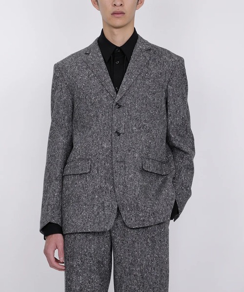 th products(ティーエイチプロダクト)の「【th products】Single Jacket(テーラードジャケット・メンズ・グレー・1/2)」の1枚目の写真