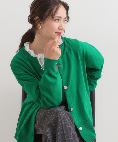 セール】【洗濯機可/S-LL】シルバーボタンがアクセント スウェット