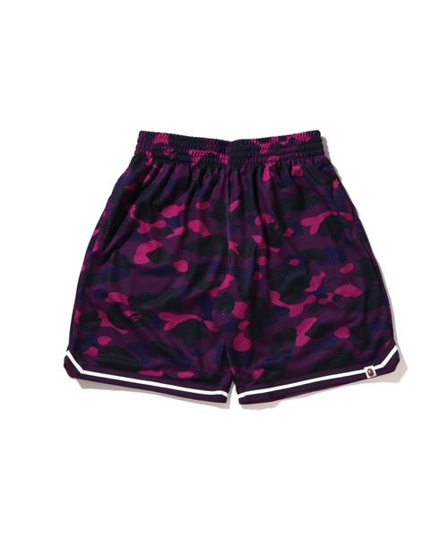 A BATHING APE（アベイシングエイプ）の「COLOR CAMO WIDE FIT BASKETBALL SHORTS（その他パンツ・メンズ・パープル/ネイビー/レッド・XX-LARGE/LARGE/X-LARGE/MEDIUM）」の3枚目の写真