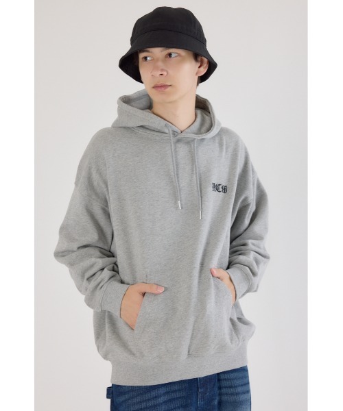 RODEO CROWNS WIDE BOWL（ロデオクラウンズワイドボウル）の「Blackletter フーディー（パーカー・メンズ・ブラック/ホワイト/杢グレー・MEDIUM/LARGE）」の18枚目の写真