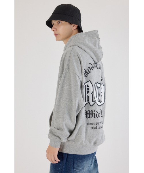 RODEO CROWNS WIDE BOWL（ロデオクラウンズワイドボウル）の「Blackletter フーディー（パーカー・メンズ・ブラック/ホワイト/杢グレー・MEDIUM/LARGE）」の20枚目の写真