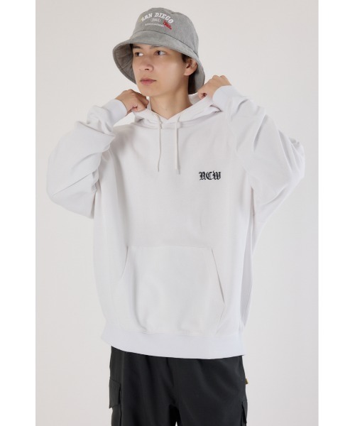 RODEO CROWNS WIDE BOWL（ロデオクラウンズワイドボウル）の「Blackletter フーディー（パーカー・メンズ・ブラック/ホワイト/杢グレー・MEDIUM/LARGE）」の8枚目の写真