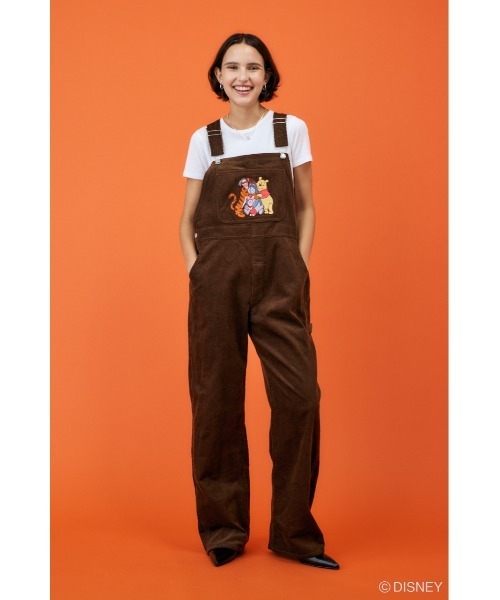 Disney SERIES CREATED by MUS オーバーオール 新品 MD OT CORDUROY オーバーオール / POOH（つなぎ/オールインワン