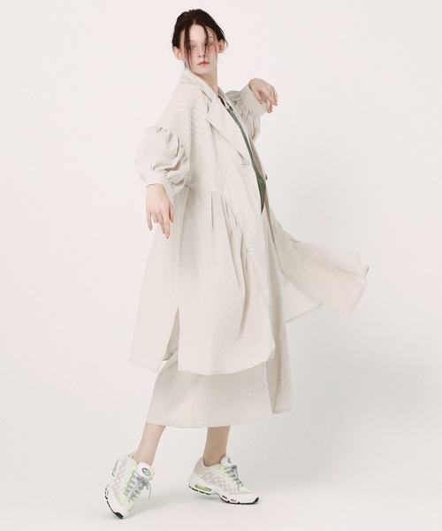 bedsidedrama（ベットサイドドラマ）の「Mixed Tutu Coat（その他アウター・レディース・ナチュラル/ブラック・1/2）」の5枚目の写真