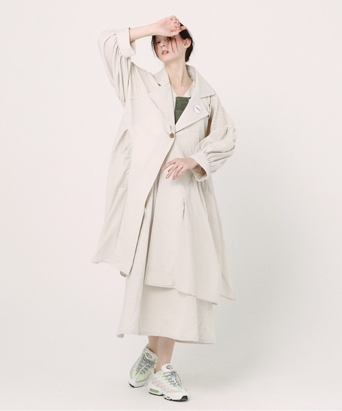 bedsidedrama（ベットサイドドラマ）の「Mixed Tutu Coat（その他アウター・レディース・ナチュラル/ブラック・1/2）」の8枚目の写真