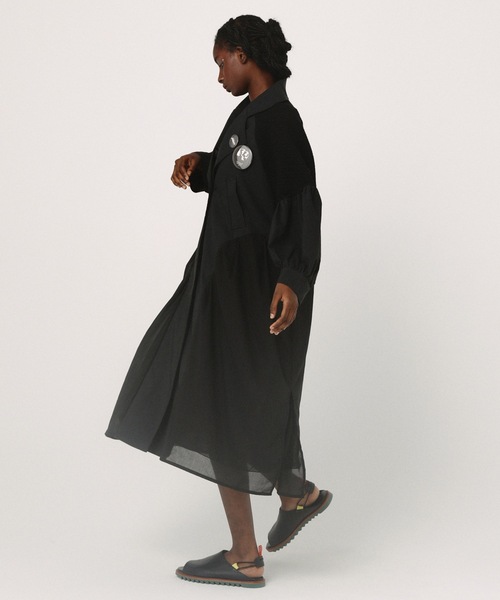 bedsidedrama（ベットサイドドラマ）の「Mixed Tutu Coat（その他アウター・レディース・ナチュラル/ブラック・1/2）」の10枚目の写真