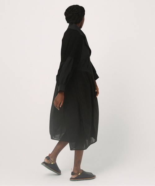 bedsidedrama（ベットサイドドラマ）の「Mixed Tutu Coat（その他アウター・レディース・ナチュラル/ブラック・1/2）」の11枚目の写真