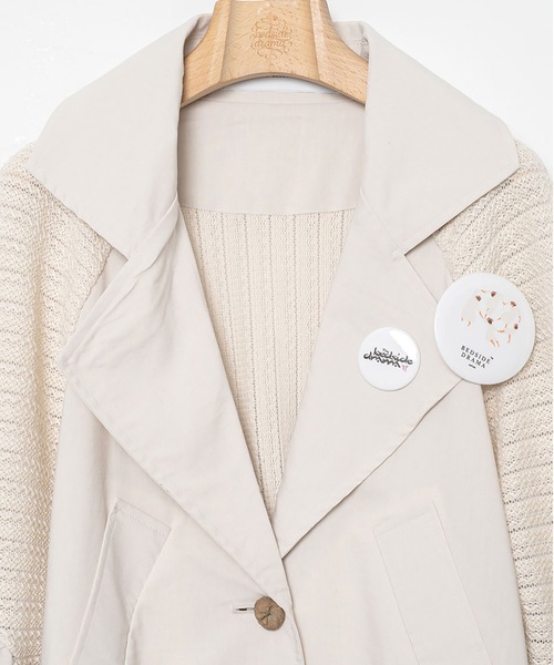 bedsidedrama（ベットサイドドラマ）の「Mixed Tutu Coat（その他アウター・レディース・ナチュラル/ブラック・1/2）」の14枚目の写真