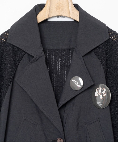 bedsidedrama（ベットサイドドラマ）の「Mixed Tutu Coat（その他アウター・レディース・ナチュラル/ブラック・1/2）」の19枚目の写真