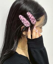 WEGO | WEGO/【2点セット】レオパードシャギーヘアピン(ヘアピン)