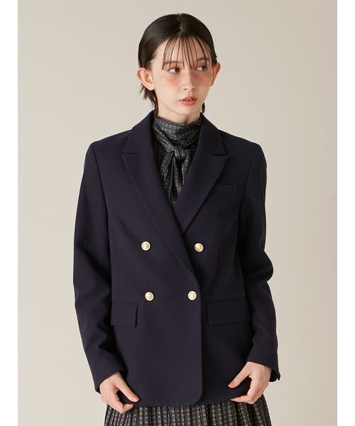 LILY BROWN(リリーブラウン)の「ダブルブレストウールジャケット(ブルゾン・レディース・グレー/ネイビー/チェック・F)」の17枚目の写真