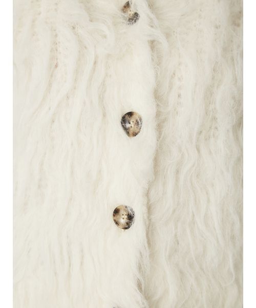 FRAY I.D(フレイアイディー)の「2wayブラッシュシャギーカーディガン(カーディガン/ボレロ・レディース・アイボリー/ライトベージュ/ピンク・F)」の11枚目の写真