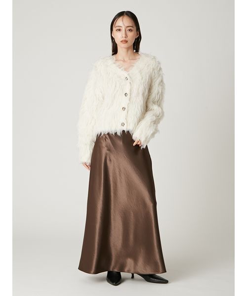 FRAY I.D(フレイアイディー)の「2wayブラッシュシャギーカーディガン(カーディガン/ボレロ・レディース・アイボリー/ライトベージュ/ピンク・F)」の12枚目の写真