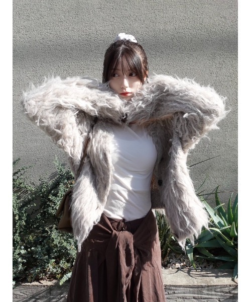 FRAY I.D フレイアイディー アタッチドカラーボレロカーディガン 今季 FRAY I.D フレイアイディー アタッチドカラーボレロカーディガン