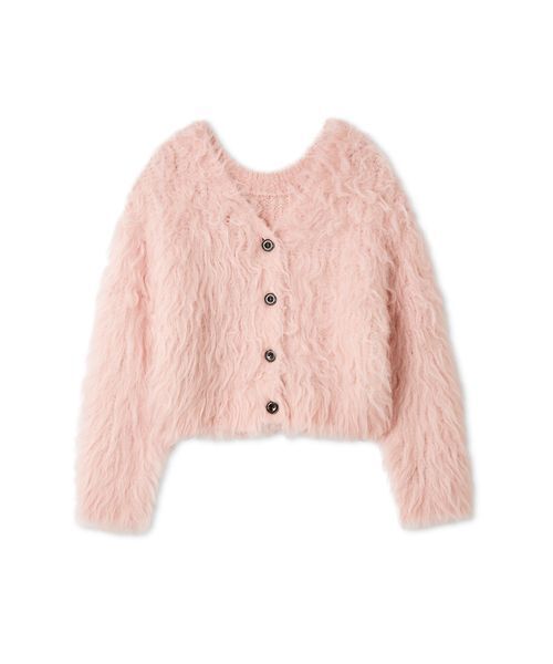 FRAY I.D（フレイ アイディー） 2wayブラッシュシャギーカーディガン 2wayブラッシュシャギーカーディガン（カーディガン/ボレロ）｜FRAY