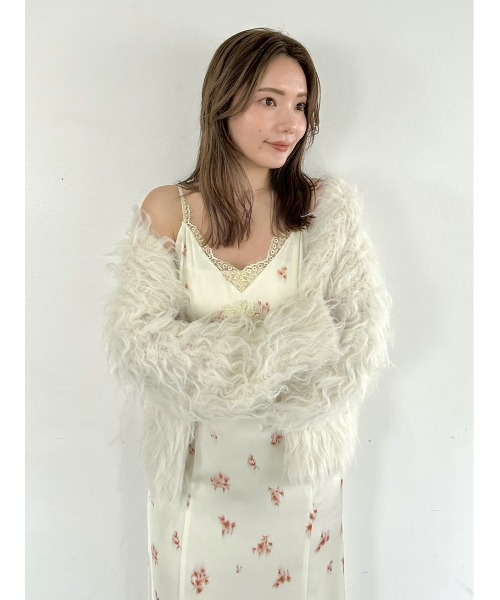 2wayブラッシュシャギーカーディガン（カーディガン/ボレロ）｜FRAY