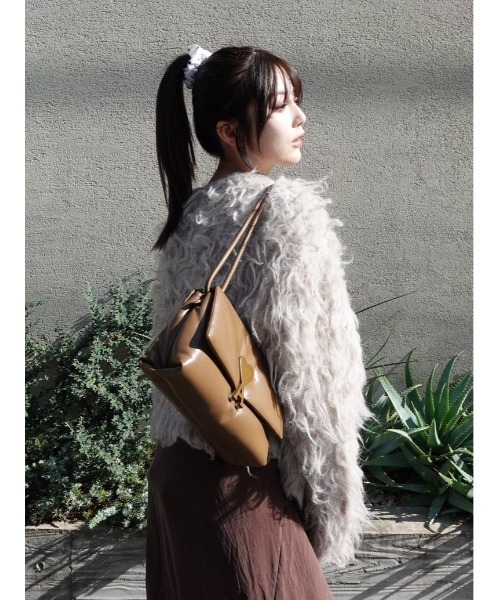 最終値下げ️⭕️2wayブラッシュシャギーカーディガン FRAY I.D 2wayブラッシュシャギーカーディガン(ニット)｜トップス｜FRAY I.D