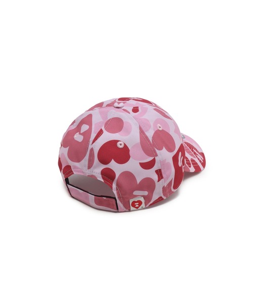 A BATHING APE（アベイシングエイプ）の「CROSSOVER NEW ERA CAMO BASEBALL CAP（キャップ・レディース・ピンク/グリーン・FREE）」の6枚目の写真